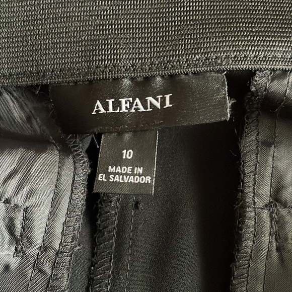 Women’s Alfani straight leg mid rise dress pants - Picture 6 of 7